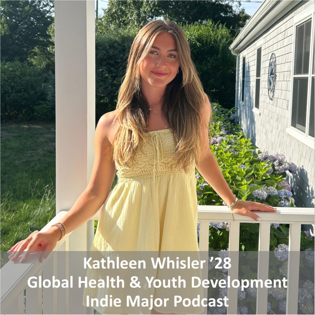 Kathleen Whisler poses for photo. She is a Global Health and Youth Development Major.